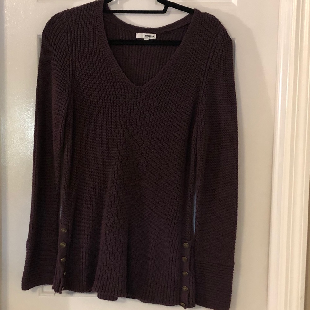Purple chunky sweater